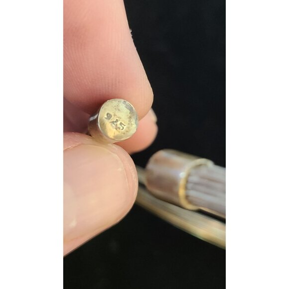 Vintage Sterling Silver 19 Multi-Strand Liquid Silver choker/collar Necklace 66g - Picture 7 of 16